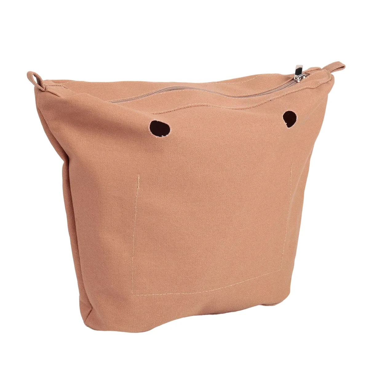 

Waterproof Solid Canvas Insert Inner Lining Insert Zipper Pocket for Obag O Bag Handbag Bag Deep Khaki Mini