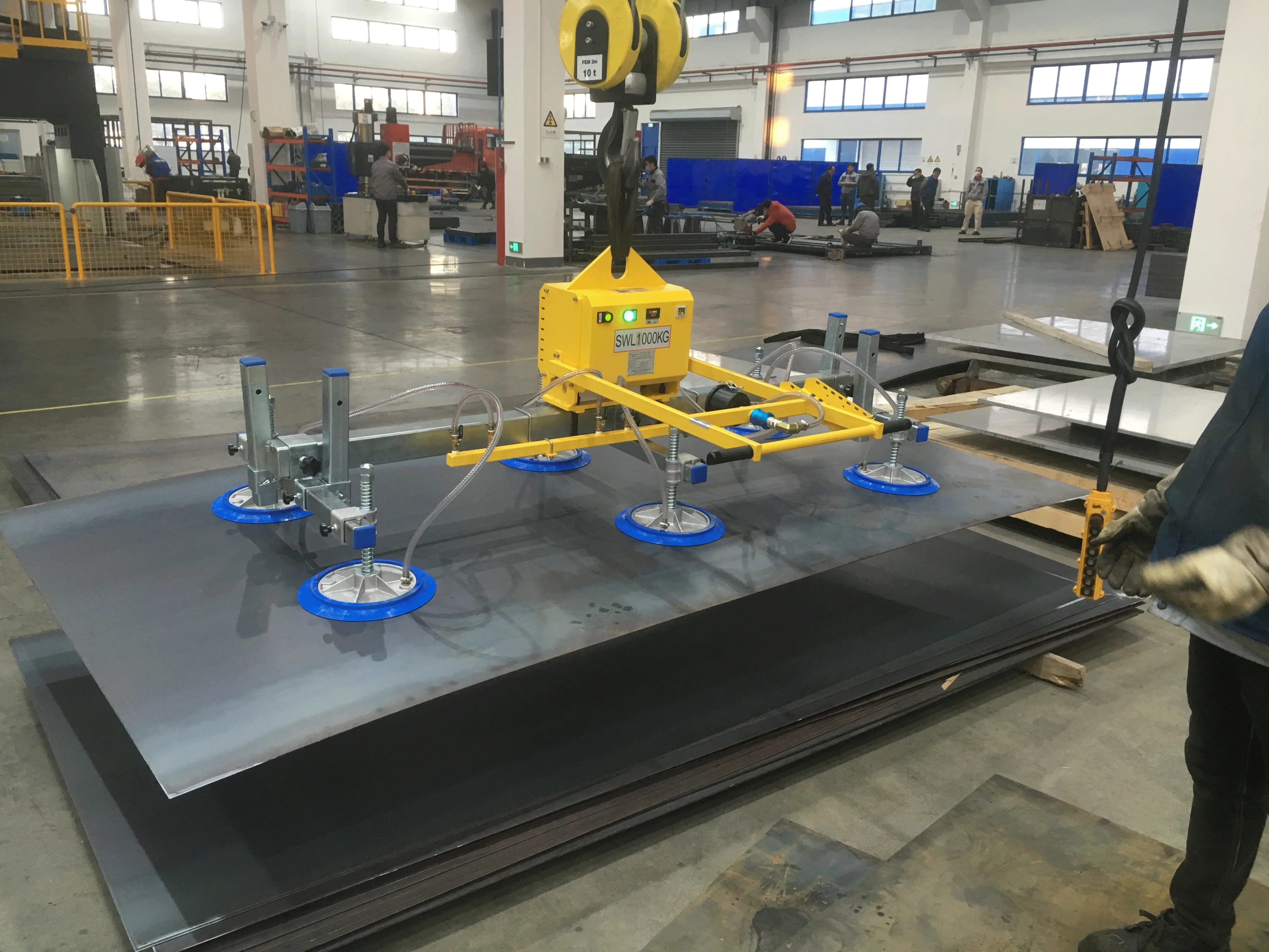 Awovolift Metal Sheet Vacuum Pneumatic Air Powered Lifting Equipment Vacuum Lifter For Composite aluminum sandwich board CE