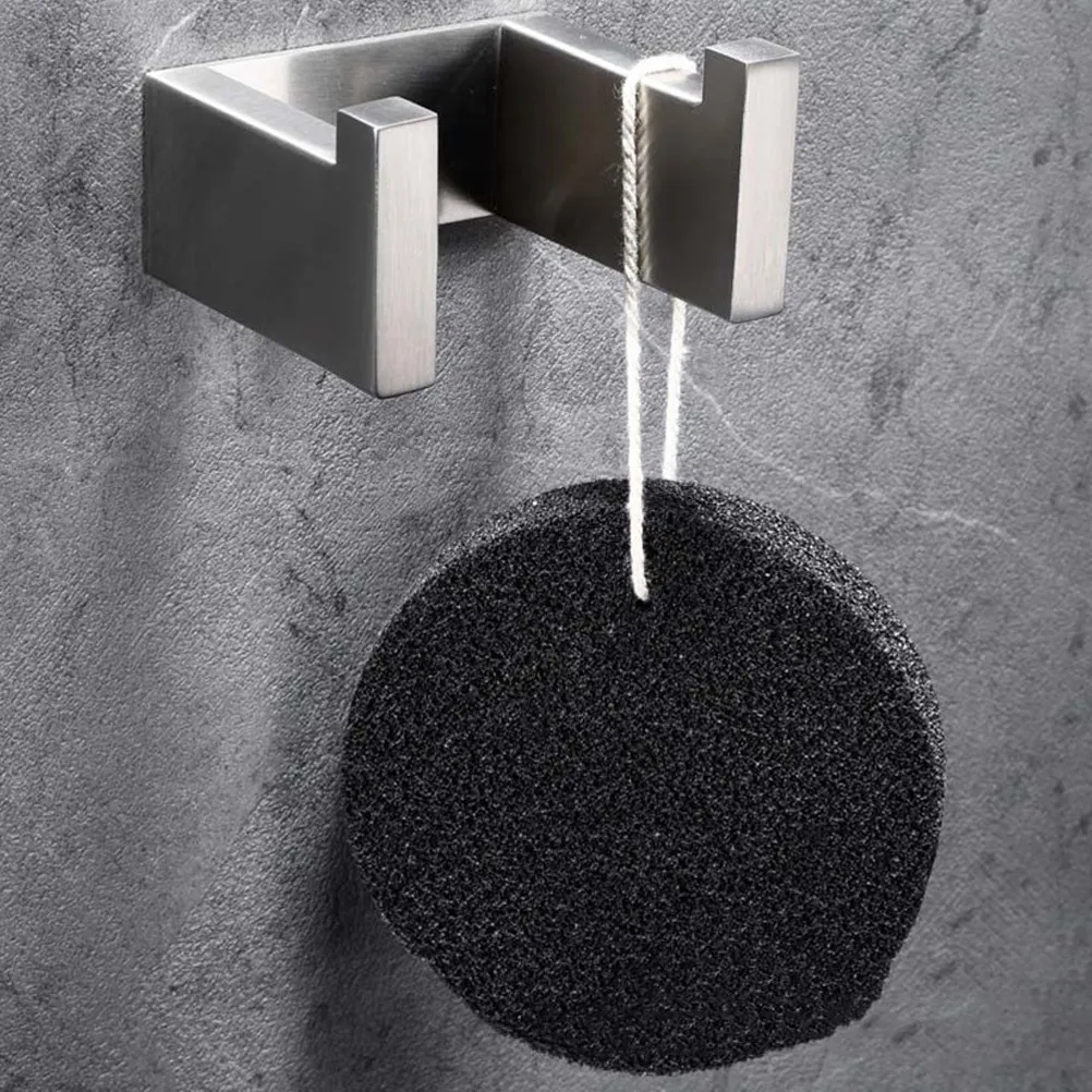 

1Pcs Strong Stainless Steel Wall Hook No Drilling Required Heavy Load Capacity Clothes Towel Organizer Bathroom Kitchen Modern