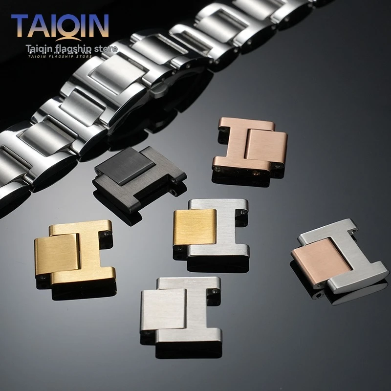 For Cartier blue balloon metal Watch band lengthened section Stainless steel strap watch section Bracelet Extender accessories