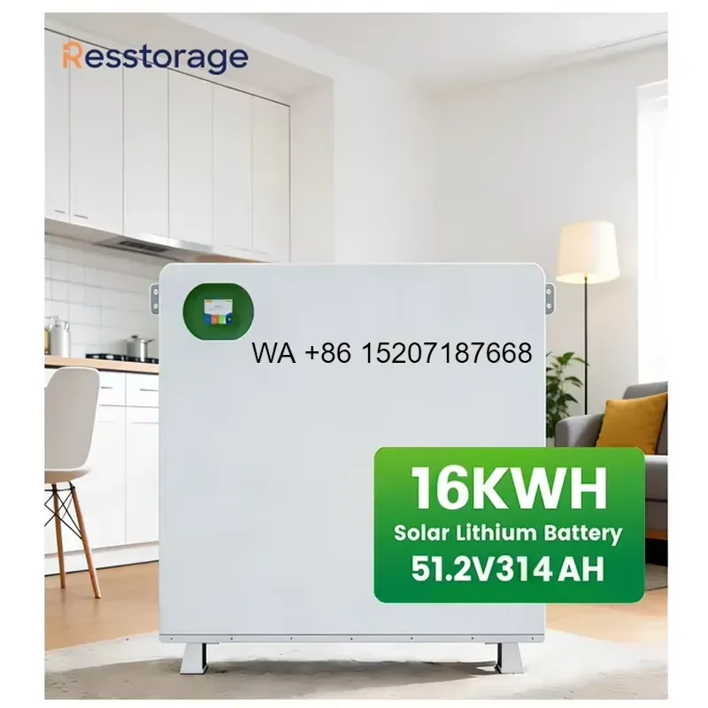 Wmwmnu for 51.2V LiFePO4 Split Hybrid Grid Home Solar Battery 16kWh 314Ah Energy Storage System for Residential Backup