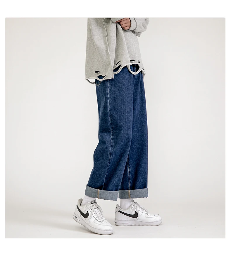 Classic Wide Leg Cargo Pants  New Streetwear Baggy Jeans New Spring Summer Men Korean Fashion Loose Straight  Clothing