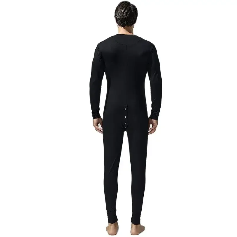 Pijama Hombre Sissy Bodysuit Men Onesie Body Hombre  Jumpsuit One Piece Pajamas Sleepwear Solid Ropa Interior Hombre Comfortable