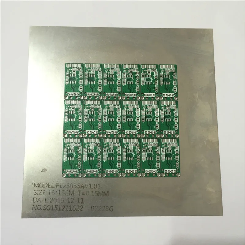 Stencil for PCB assembly DIY soldering