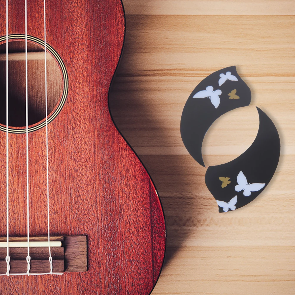 

10 Pcs Scraper Butterfly Guard Plate Ukulele Anti-scratching Decal Pvc Protective Sticker