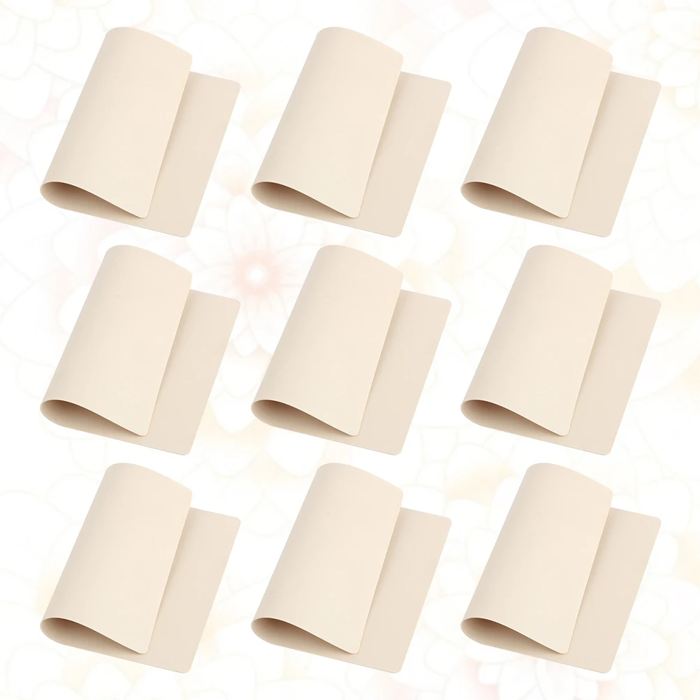 15 قطعة ورقة ممارسة الوشم الجلد الفارغ للمبتدئين الفنانين مزدوجة الوجهين سميكة وهمية الجلد التظليل أدوات التدريب الخطوط العريضة