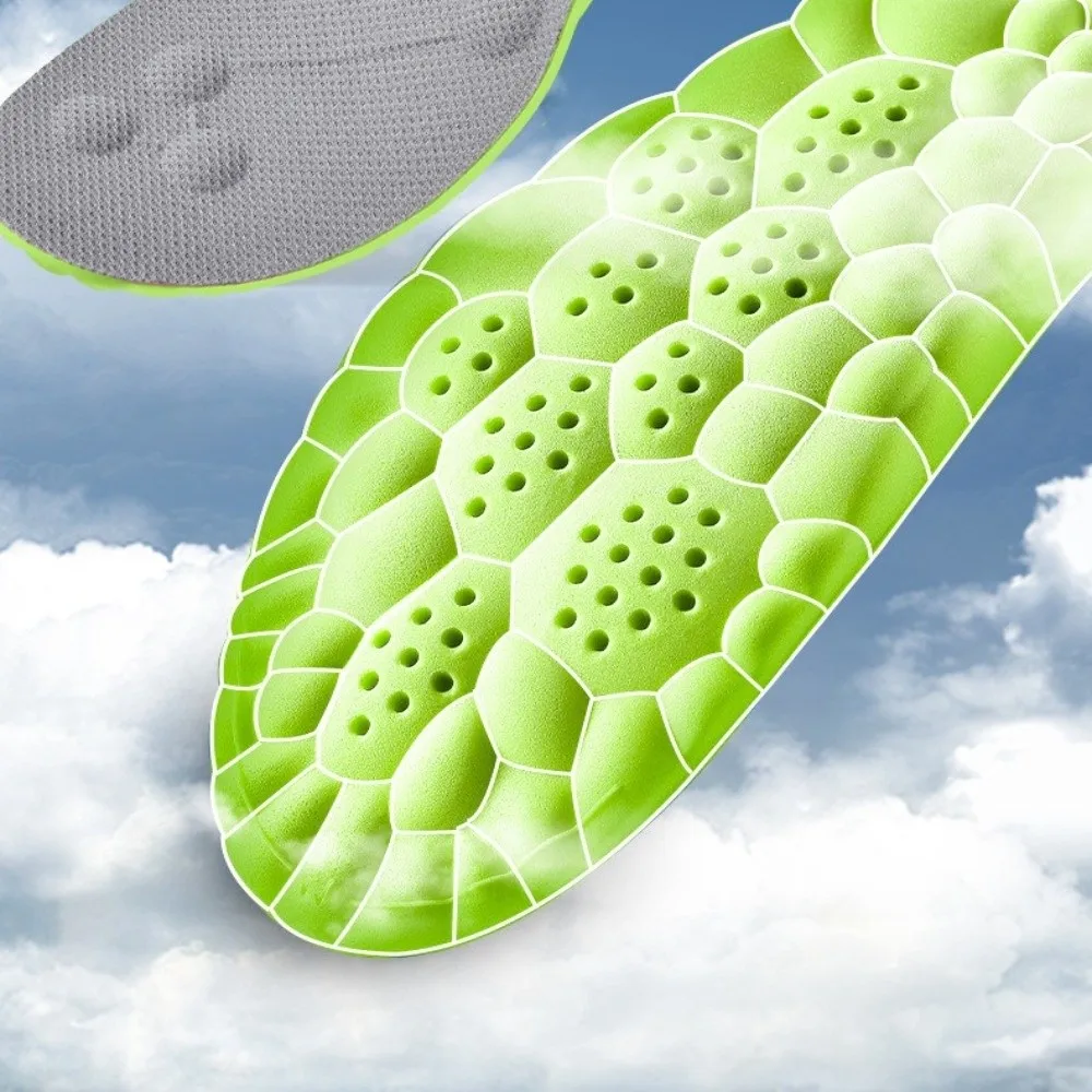 4D Cloudlike نعال الحذاء مرونة عالية المضادة للرائحة امتصاص الصدمات تقويم العظام النعال قوس دعم إيفا نعل رياضي ناعم #6