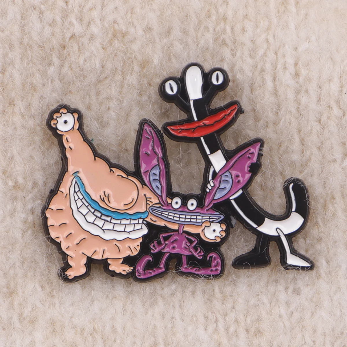 Cartoon Monster Enamel Pin Badges for Backpack Lapel Pins Funny Cosplay Jewelry Accessories Brooches Gift for Women Men Kids view 5