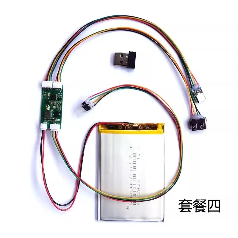 Conversor de Teclado Mecânico com Fio, Bluetooth Sem Fio, Módulo DIY, USB, Multi-Device Switching, 2.4G, 3 Modos