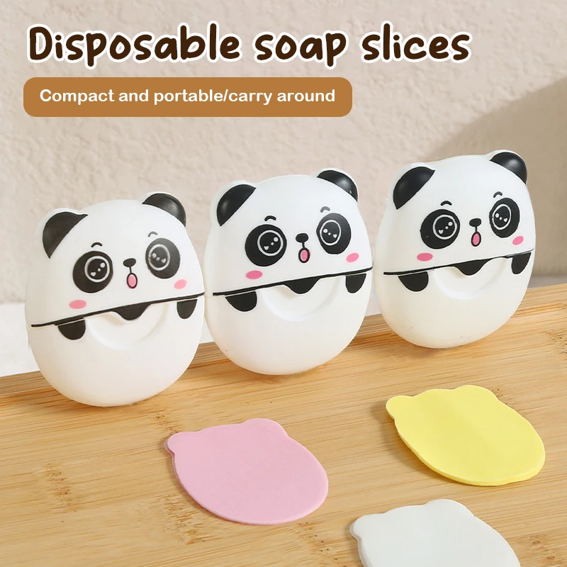 Portable Bathroom Soap Slices Bath Hand Washing Slice Sheets Outdoor Travel Scented Foaming Soap Paper Bath Clean Soap Tablets