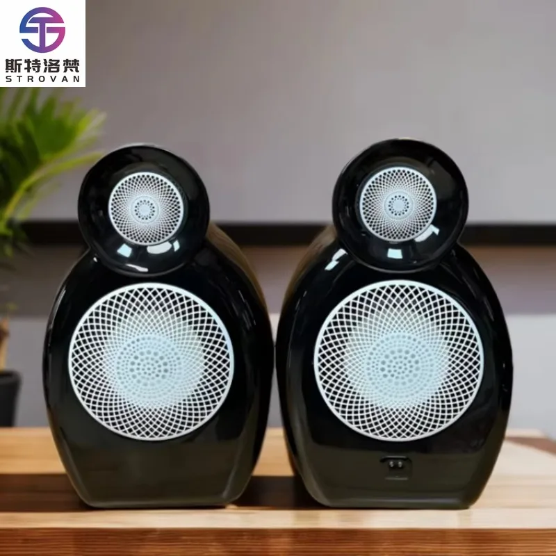 

Hearing No.2 Floor Speaker Bookshelf Speaker Wooden Case Active / Passive Battery Lossless