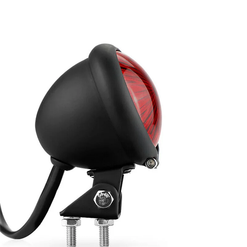 دراجة نارية 12 فولت LED الخلفية وقف الضوء الخلفي عدسة حمراء لهوندا قطع الغيار أجزاء مصباح مكبح الرجعية-N25R