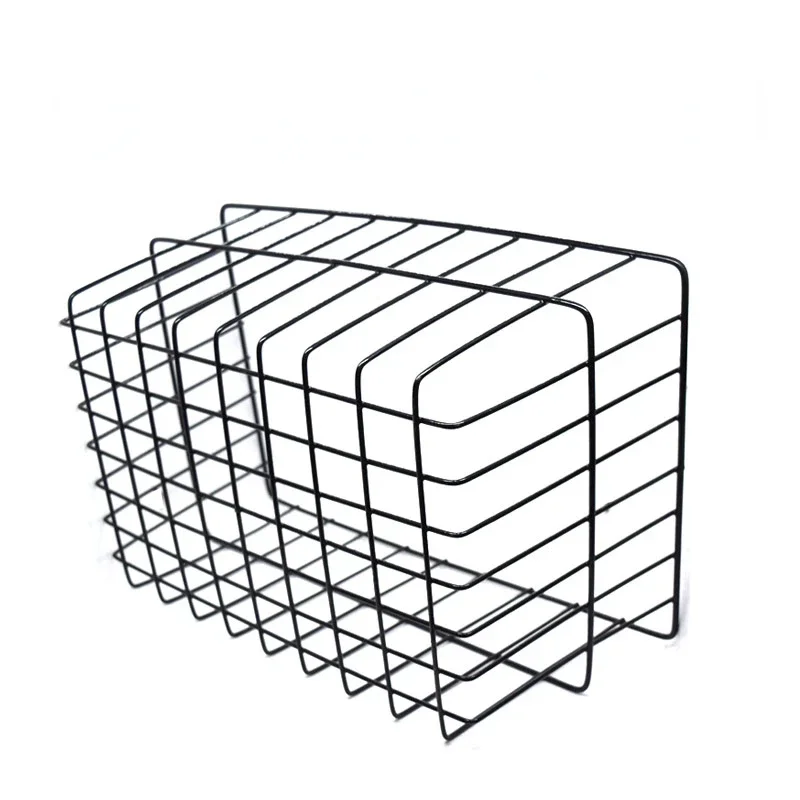 Bicycle Rear Basket Solid Iron Wire Basket Mountain Bicycle Rear Shelf Basket Storage Basket Bicycle Accessories 자전거 가방