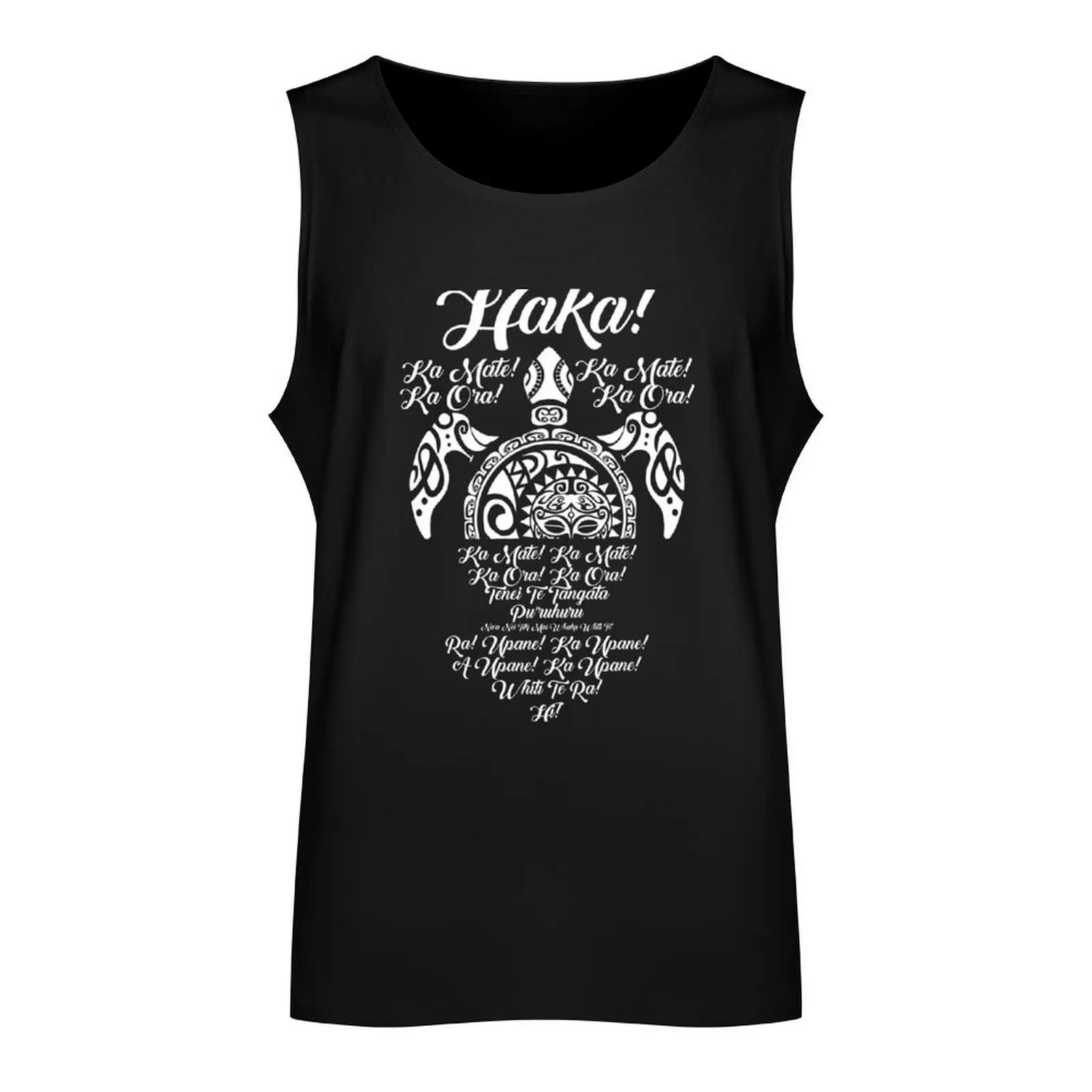 New Zealand Maori Haka Rugby Ka Mate Tank Top Fitness men clothing Men's sleeveless gym shirts gym clothes for man vest men