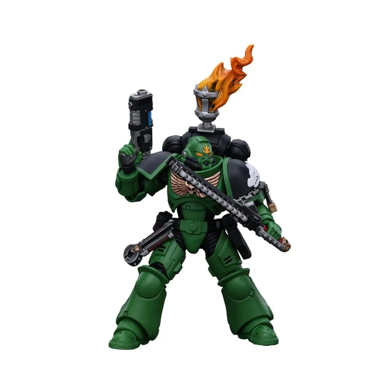 [Pre-Sale] JOYTOY Salamanders Intercessors Brother Haecule จ่าสิบเอก Tsek'gan 1/18 ตัวเลขการกระทํา Warhammer 40K อะนิเมะตุ๊กตาของเล่น J