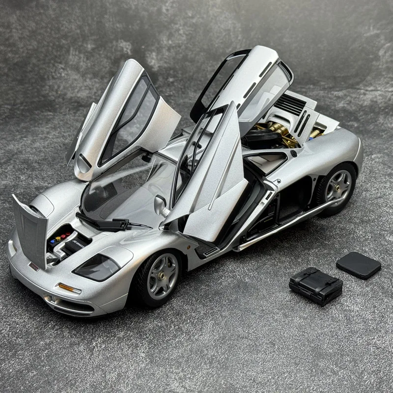 LCD 1:18 échelle en alliage moulé sous pression McLaren F1 XP5 supercar jouets voitures modèle classiques nostalgie adulte Souvenir cadeaux affichage statique