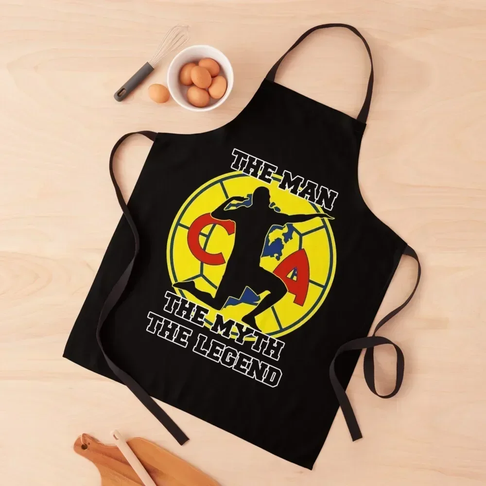 

Aguilas del America Cuautemoc Blanco Apron Kitchen men Waterproof with pockets Apron