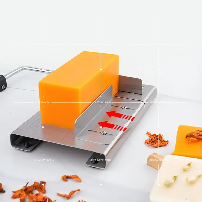 Adjustable Soap Cutter DIY Soap Stainless Steel Cutting Table Butter Cheese Steel Wire Slicer