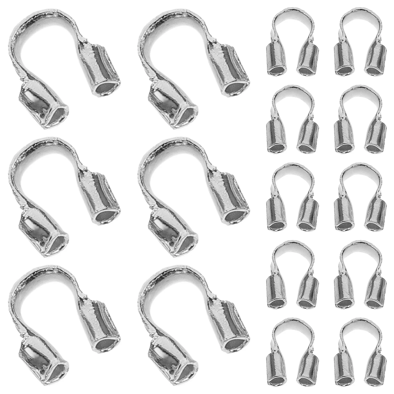 100 قطعة U شكل سلك الحارس النحاس الموضوع الحرس Diy بها بنفسك صنع المجوهرات أقراط أساور القلائد الاكسسوارات الحرفية العرض #3