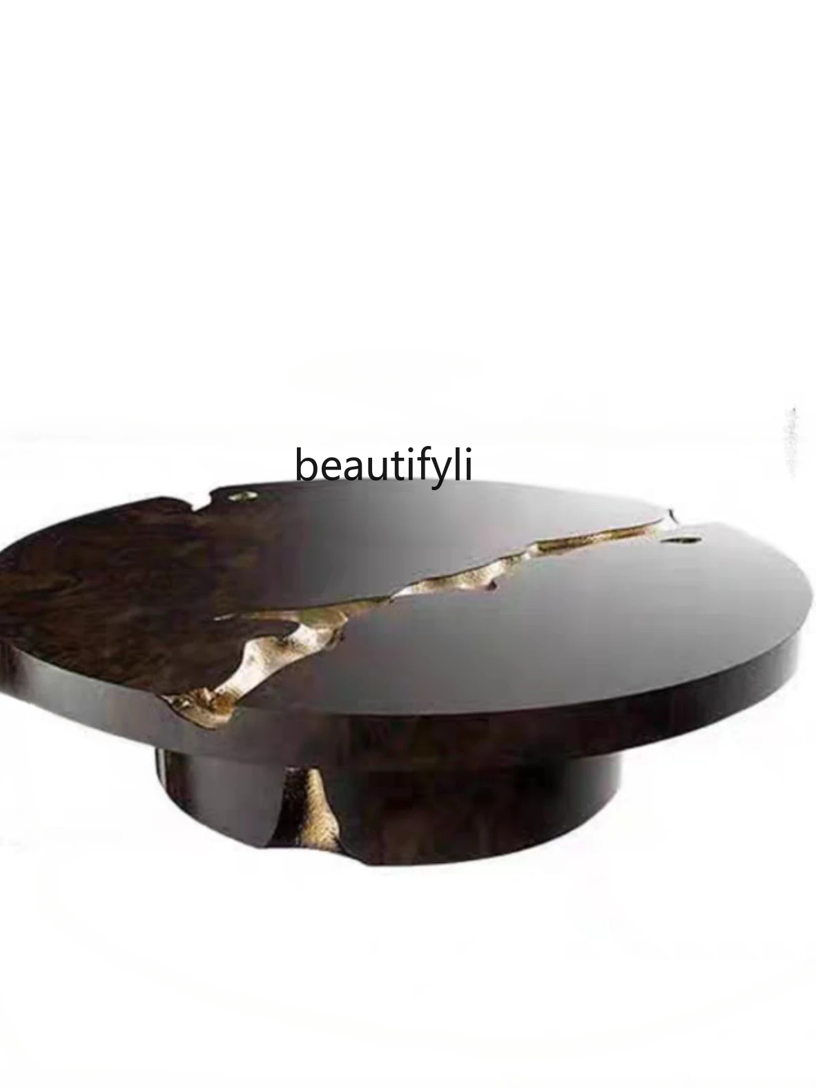 

Italian-Style Light Luxury FRP-Shaped Coffee Table Small Apartment Modern Minimalist Tea Table Designer