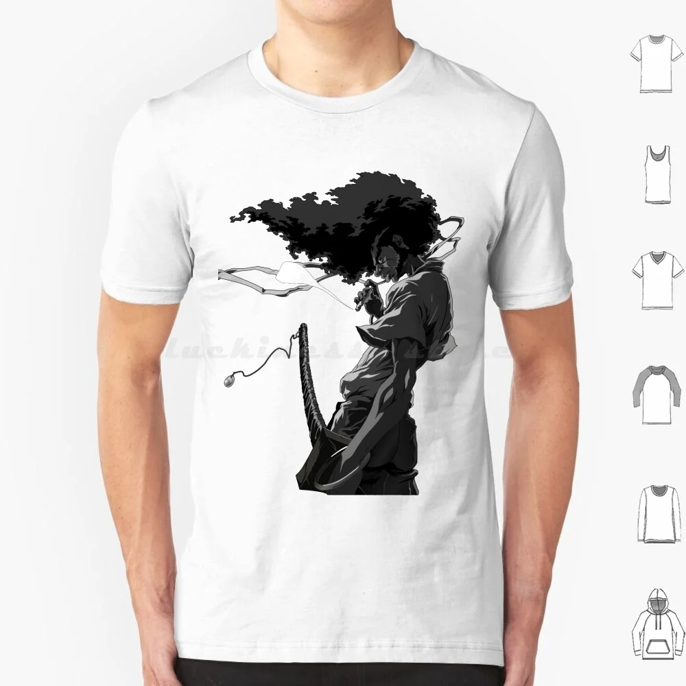 Afro , Sigara Cuba Afro Original T-Shirts T Shirt 6xl Cotton Cool Tee Arcade Funny Ronin Katan Demon Devil Japan War Shinobi