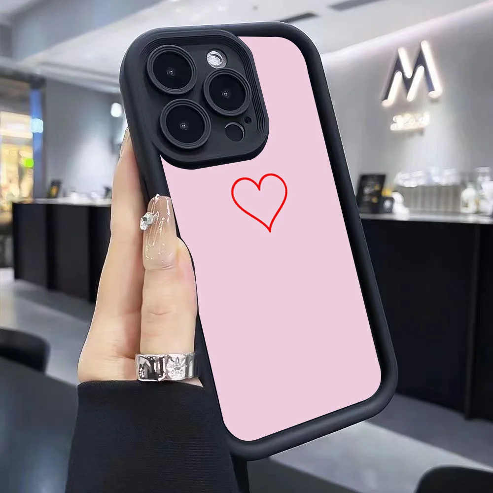 Funny pouting Love for Redmi 12R 13R K70 K60 K50 k40 K30 K20 A1 A2 Plus Pro 5G K50i Case Cover Matte Soft Plain Candy Color image 2