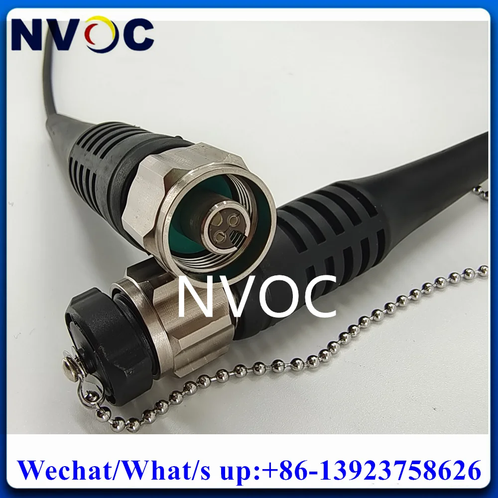 2C SMF 200M 300M 2Core ODC Male PCD310 Portable Field Deployable Tactical Cable Reels Drum and 2C ODC-LC Armored Fiber Connector