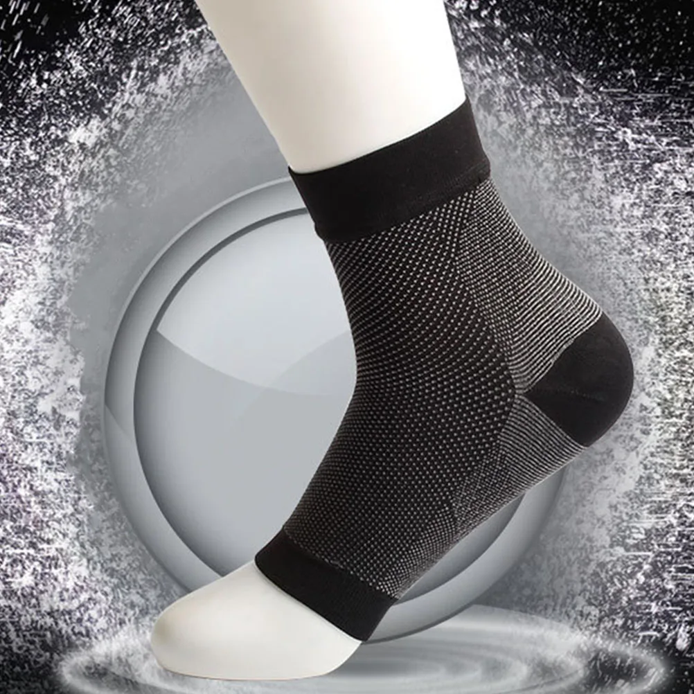 

4pcs Toeless Compression Socks Plantar Fasciitis Support Ankle Sleeve Breathable Foot Pain Relief Arch Support Socks For