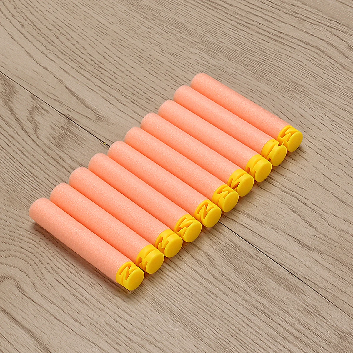 

100pcs Soft War Game Darts Shape Darts Head For War Game Series Blaster Compatible Environmental Friendly Kids Orange