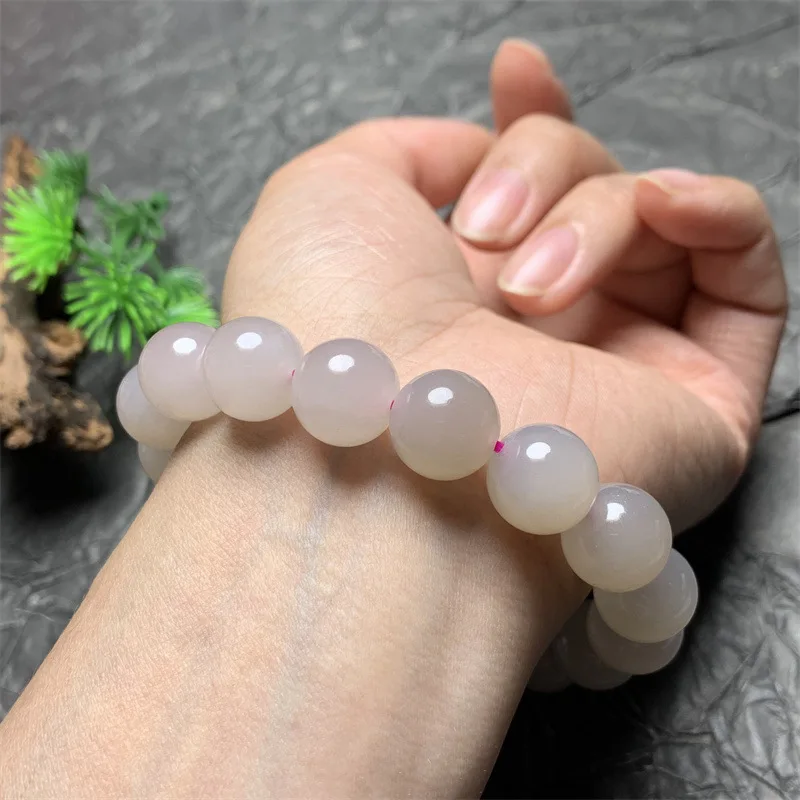 Natural Hetian Jade Root Bead Sweet Bracelet