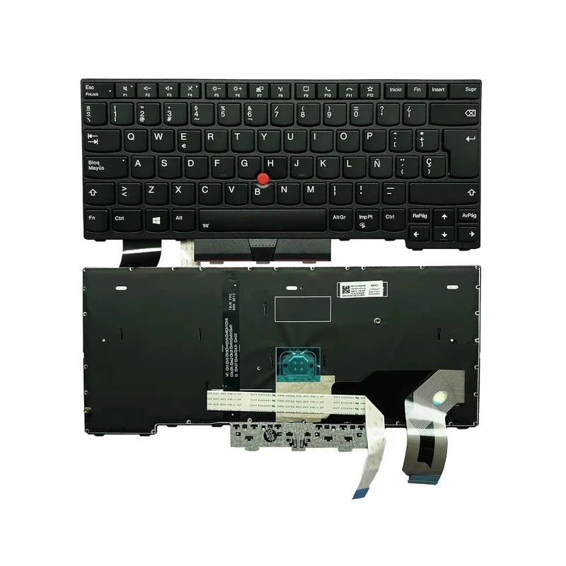 Imagem -02 - Xin-russo-us-uk-sp-la-it Layout Teclado para Notebook Retroiluminado Lenovo Thinkpad L14 Gen1 Gen2 g1 g2 Ponteiro e Retroiluminado