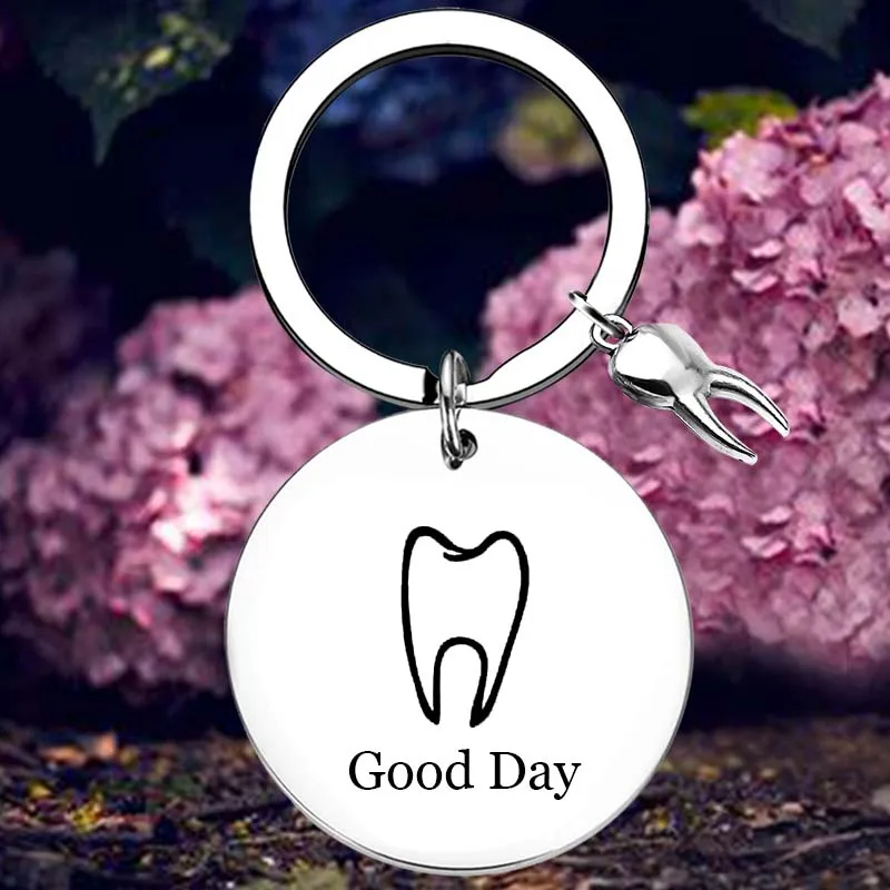 

Dentist Dental Assistant Keychain Hygienist Gift Key Chain Pendant Jewelry Tooth Dental birthday Gifts