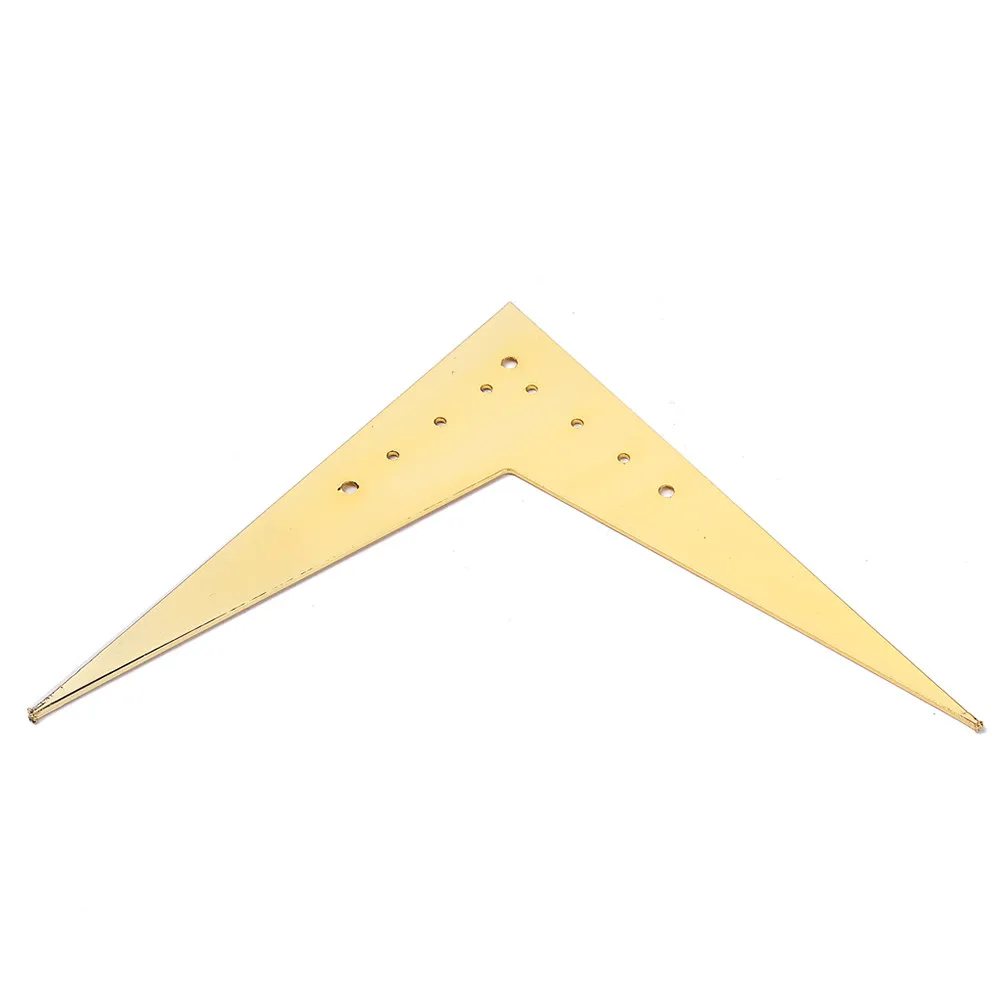 Metal V shaped Plate for 6 string Guitar 10 4mm String Spacing Easy Install Durable Vee Tailpiece V Style Parts Guitar Bridge