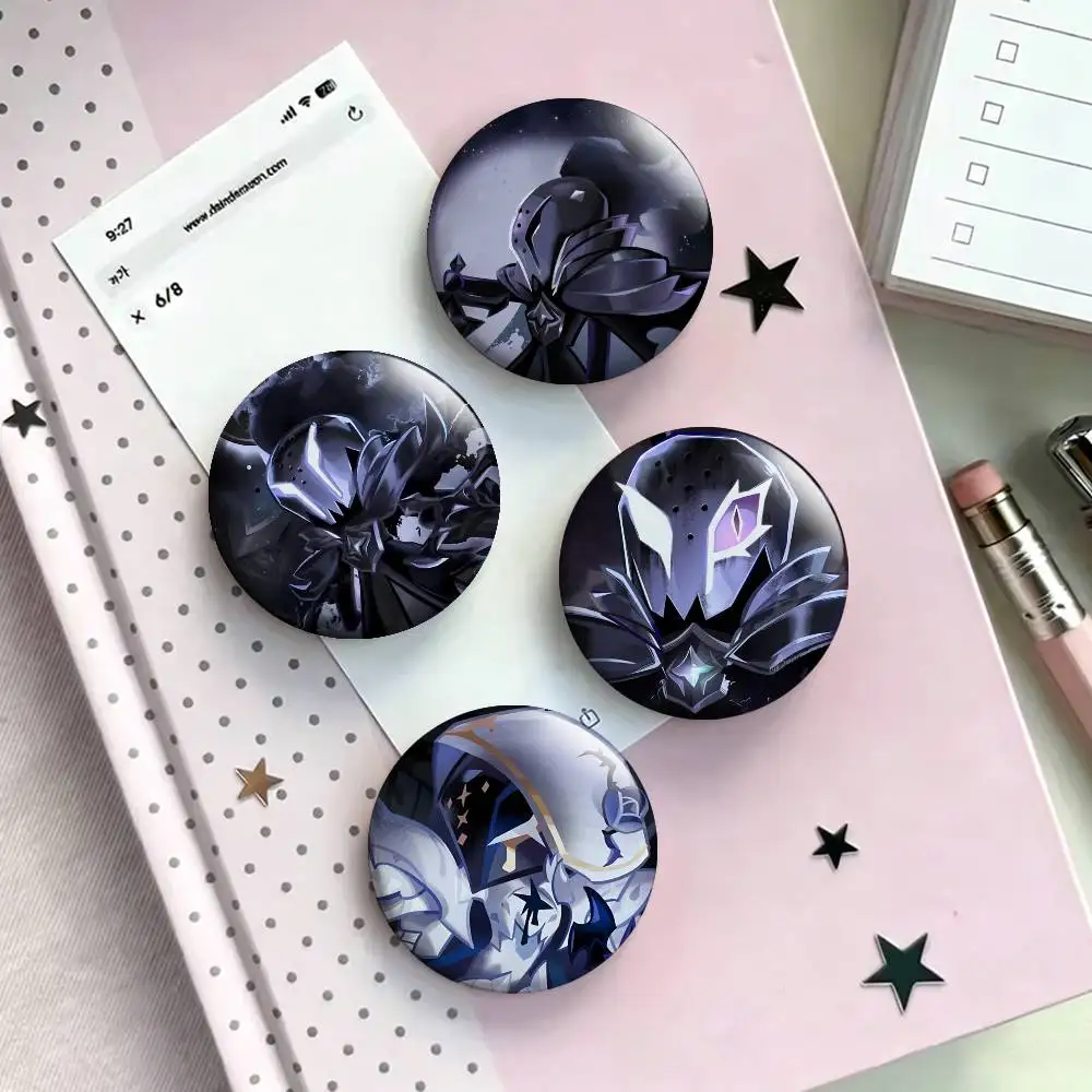 

S-Silent S-Salt C-Cookie RUN Laser Badge Creative Pins Brooch for Bag Clothes Hat Decor Gifts Fans Collect