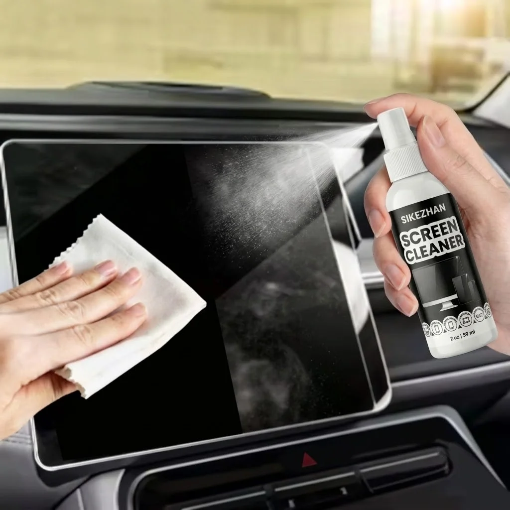 Screen Cleaner Spray Kit for Phone Laptop Monitor Streak Free Cleaner with Microfiber Cloth59ml Travel Size Safe for AllScreens