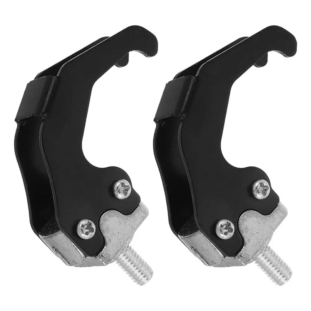 

2pcs Motorcycle Claw Hook Aluminum Alloy Handlebar Mount For Scooter Bag Storage Front Hanging Accessory Universal Sturdy