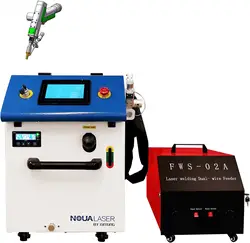 NOUALASER 4 in 1 Laser Welder Machine 1500W Welding/Cutting/Cleaning/Seams Cleaning Handheld with Auto Wire Feeder