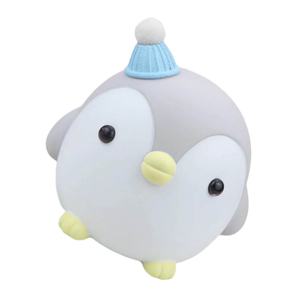 لطيف البطريق عملة البنك الفينيل حصالة على شكل حيوان الإبداعية الاطفال صندوق التوفير منضدية زخرفة المنزل الإبداعية حصالة الاطفال حامل المال #3