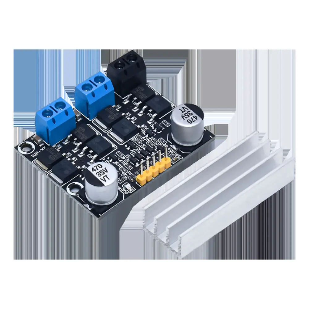 WAVGAT Brushless Motor Driver Module Dual Channel 10A High Current PWM Control Board For Intelligent Vehicle Drive System