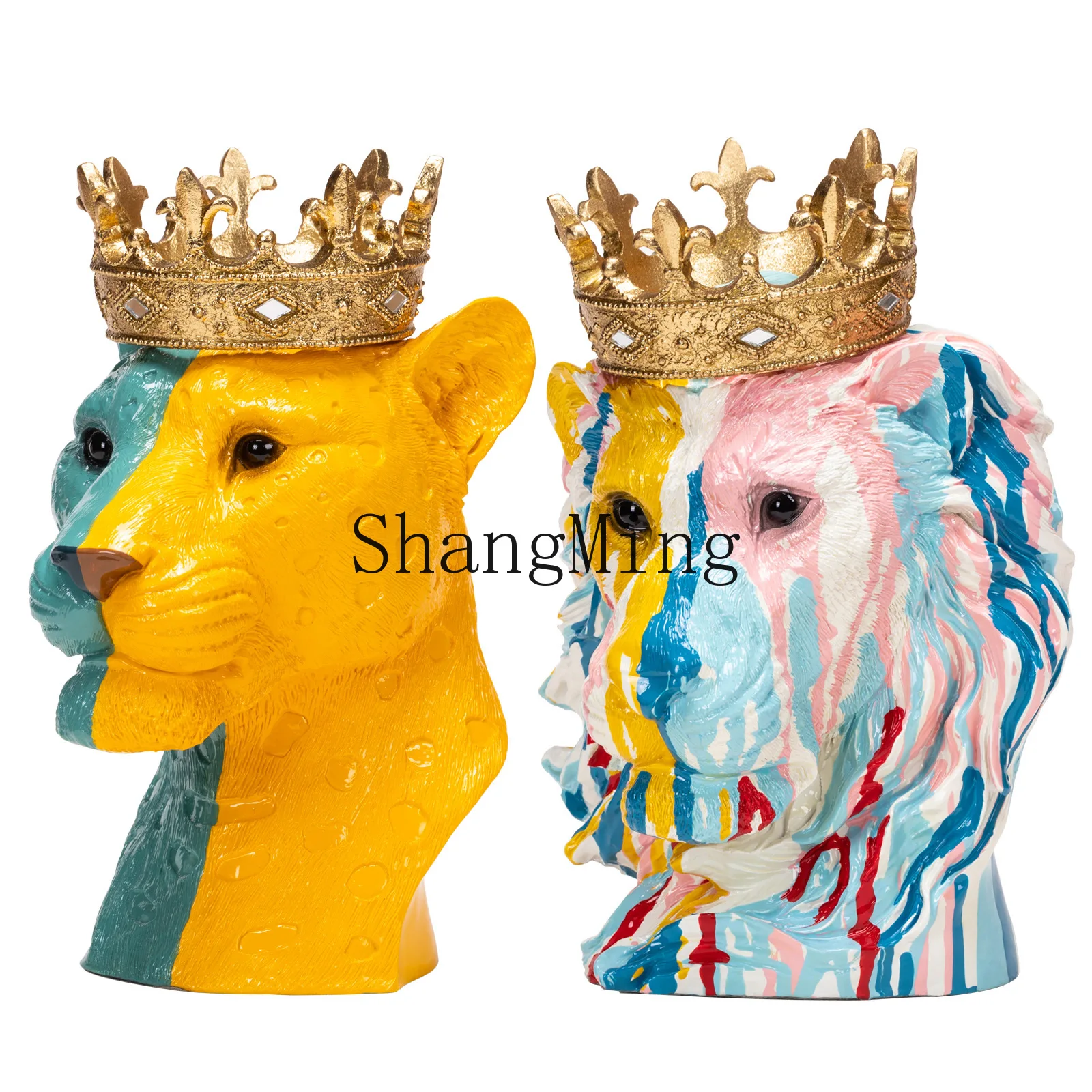

DSA resin crafts simulation art splashing ink ornament home decoration