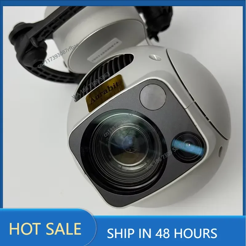 3-Axis Gimbal Spherical Camera Pod, 10x Optical Zoom 1080P AI Multi-Target Tracking Night Vision Anti-Shake Camera 14-53VDC