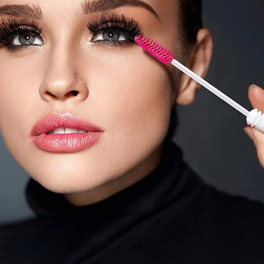 20 Pcs Mascara Brush Tube Set Brushes Tubes Tassels Empty with Eyelash Wand Spoolies Extension Kit Container