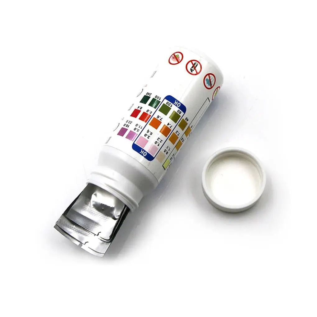 เครื่องมือทดสอบน้ำสำหรับใช้ใน50X เครื่องมือทดสอบแถบทดสอบใช้งานง่ายอุปกรณ์ตกปลาสระว่ายน้ำ