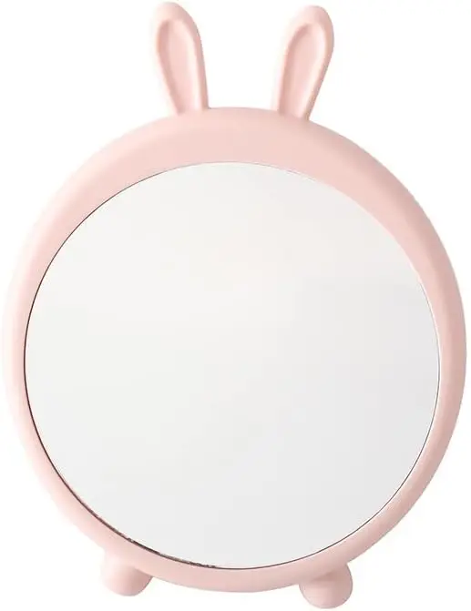 Girls Desktop Makeup Mirror, Rabbit Mirror, Large Mirror in Student