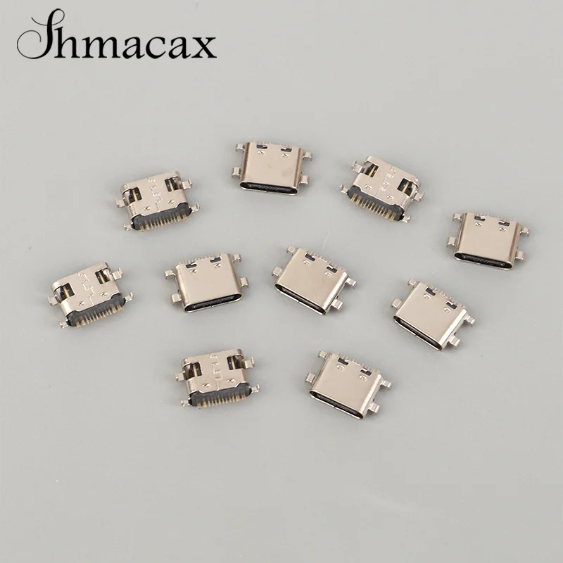 10PCS USB Type-C Charger Jack Port For Teclast M40 P20HD P20 USB C Charging Plug Dock Socket Connector