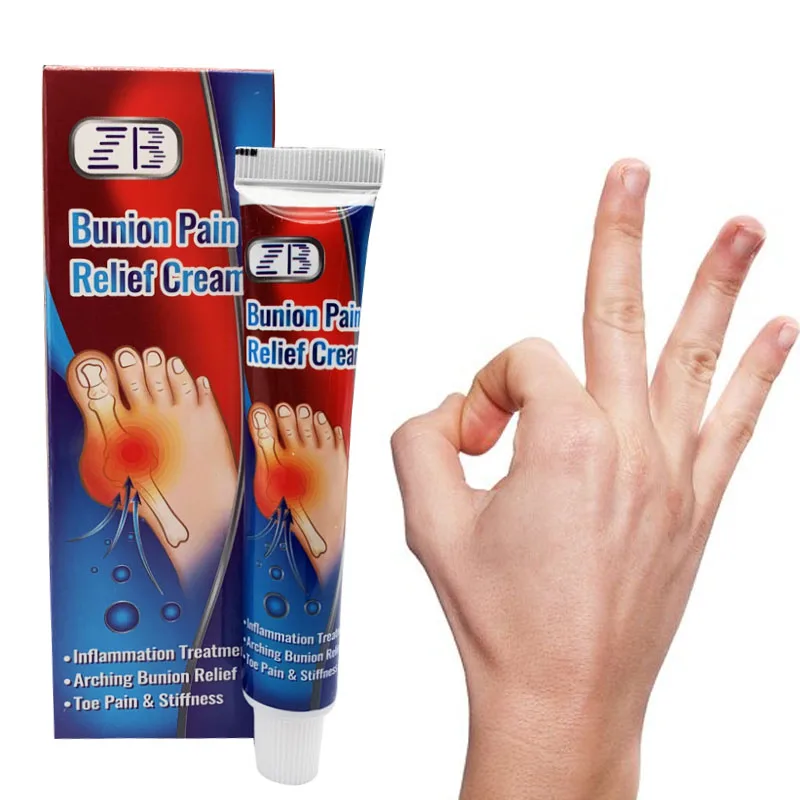 ZB 20g Bunion Gout Pain Relief Ointment Treatment Gout Limb Stiffness Arching Pain Anti-inflammatory Cream Medical Plaster