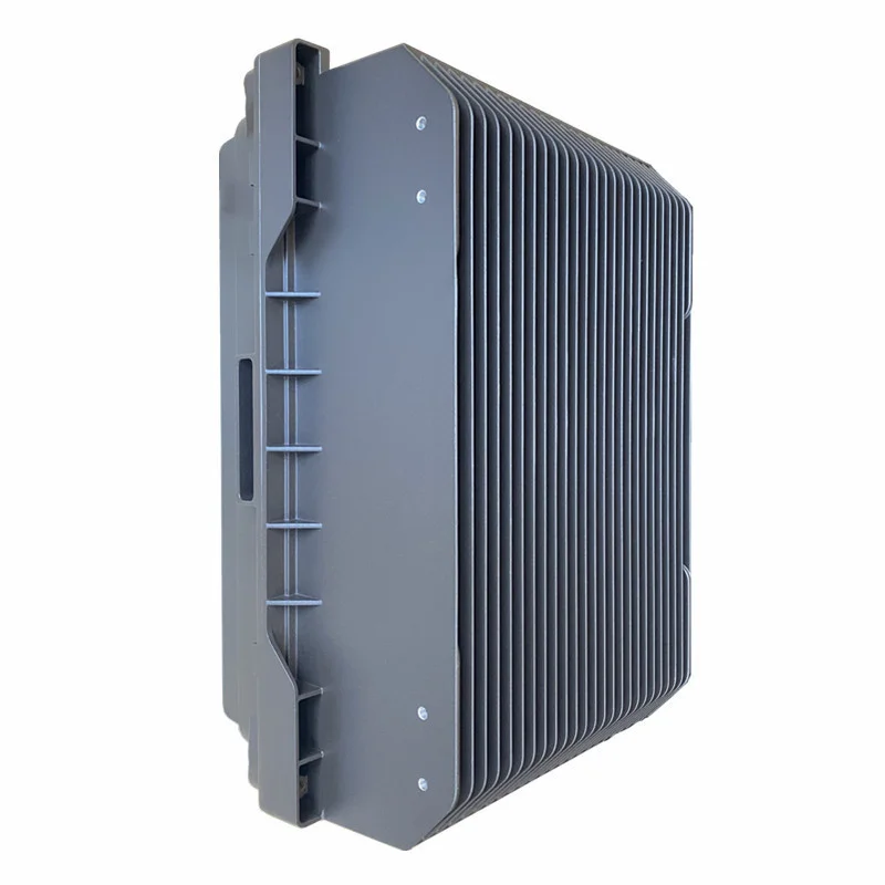 AY2G-260W Outdoor Ribbed Aluminum Enclosure Box Electrical Equipment Supplies Electrical Die Casting Aluminum Cabinet