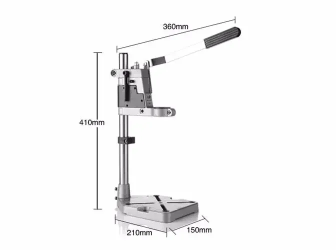 Support de perceuse électrique à tête unique, base d'infraction, presse, broyeur Dremel, pince de support T1 pour le travail de calcul