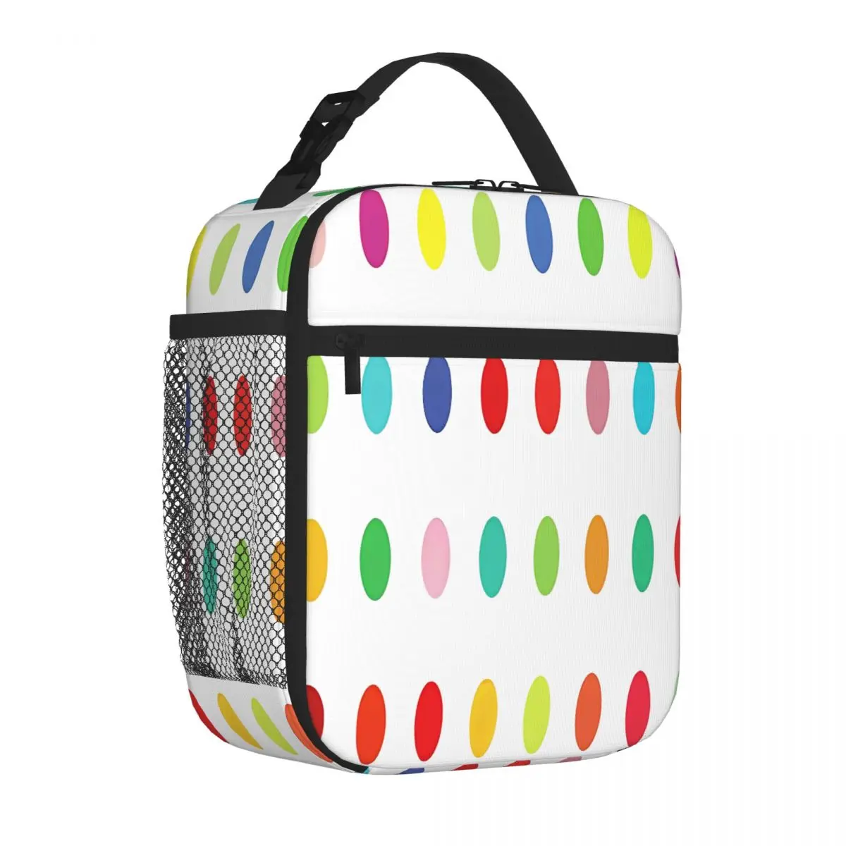 Bestselling Damien Hirst Nylon Texture Insulated Snack Tote Balanced Diet Pack Food Cooler Bag