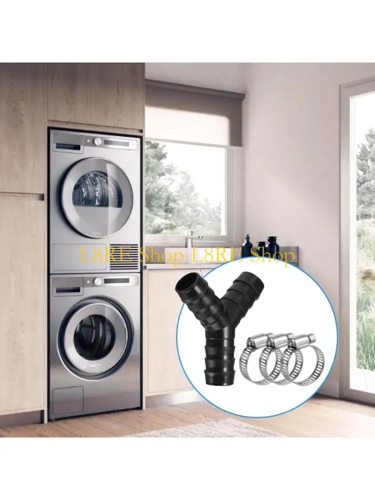 L8RE Drain Connector Various Outlet Y Design Plastic Texture Suitable for Pipe